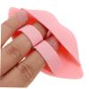 3-Piece Lip-Shaped Silicone Facial Cleansing Brush Set view 3