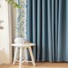 KnSam 2-Piece Blue Floral Patchwork Curtain Set, Opaque, 132 × 229 cm view 4