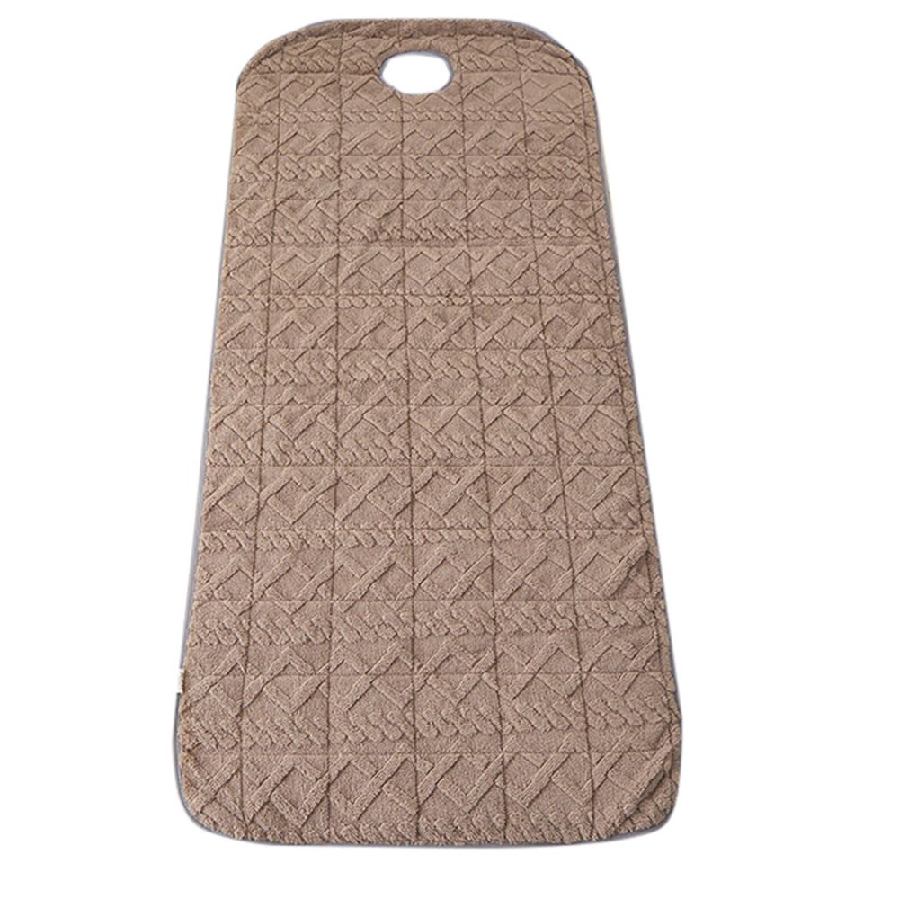 LDLCYCN Sponge Massage Bed Pad with Face Hole, 3 cm, 80 x 190 cm, Coffee, Square/Round Head