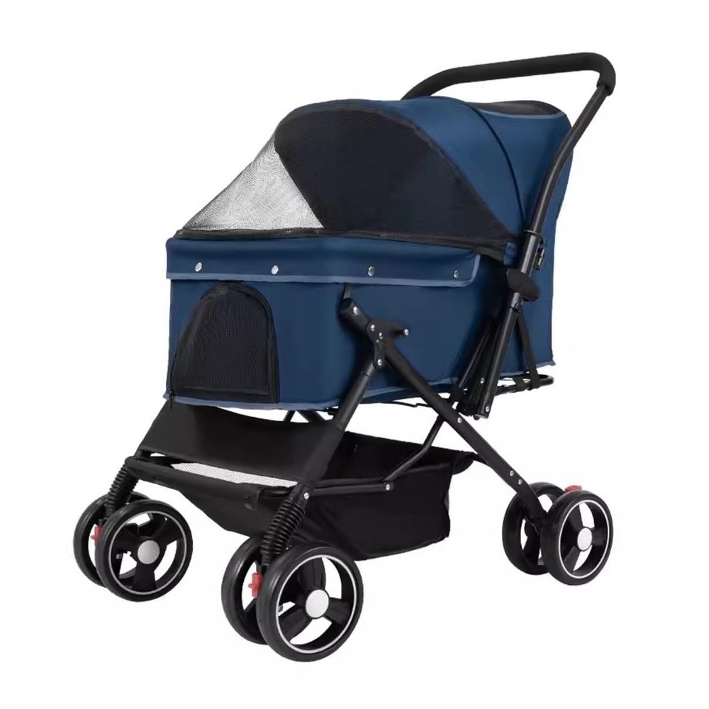 Foldable Pet Stroller for Small and Medium Dogs and Cats