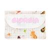 ALMATEX SRL Personalized Nursery Envelope with Name, 20 x 29 cm, Personalized Ribbon, 100% Cotton, Made in Italy (Fatine) view 2