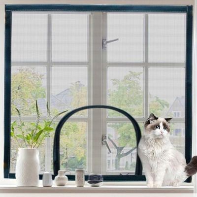 Yuly Custom Window Protection Net with Zipper for Cats, Insects, and Balconies