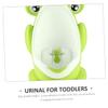 Toddler Urinal for Boys, Green, PP, Wall-Mounted, Height-Adjustable view 2