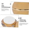 Gold 15 g Plastic Jar for Makeup Samples and Creams view 4