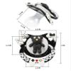 CutiePlusU Adult-Sized Pacifier, DIY Handmade Large Shield, Video Game Controller, Black view 4