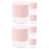 FRCOLOR 6-Pack Refillable Powder Containers with Puffs view 1