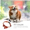 Supvox 5-Pack Halloween Cat Collars with Bows, Adjustable and Removable, Yellow Bat Design view 4