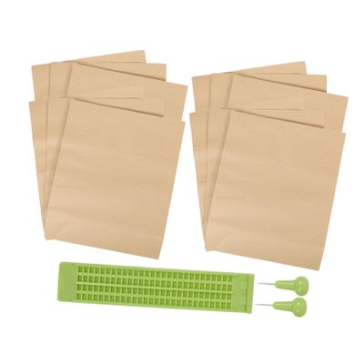 Braille Writing Slate, 4 Rows, 28 Cells, 1 Set