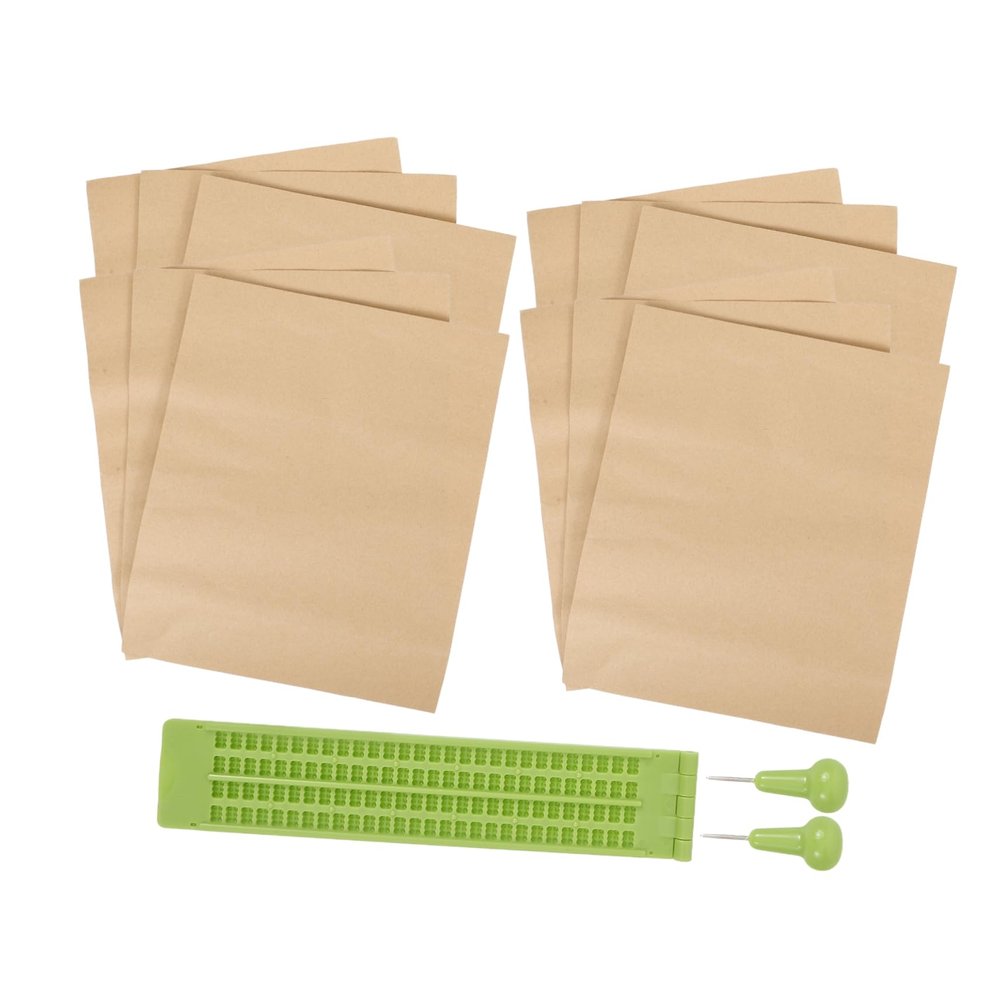 Braille Writing Slate, 4 Rows, 28 Cells, 1 Set