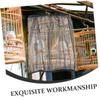 VILLFUL 2-Piece Breathable Bird Cage Protective Net Cover for Parrot Cages view 2
