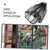 VILLFUL 2-Piece Breathable Bird Cage Protective Net Cover for Parrot Cages view 4