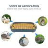 Rabbit Litter Tray with Raised Rim, Rectangular, 2-Pack view 3