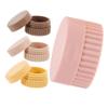FRCOLOR 8-Piece Silicone Travel Containers, Small Bottles and Jewelry Storage Jars view 2