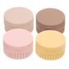 FRCOLOR 8-Piece Silicone Travel Containers, Small Bottles and Jewelry Storage Jars view 3