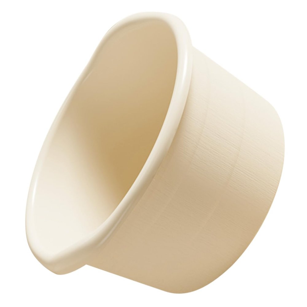 Beige Reusable PP Foot-Washing Basin
