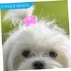 SEWOART Cute Dog Bows with Elastic Band - 10 Pack view 4