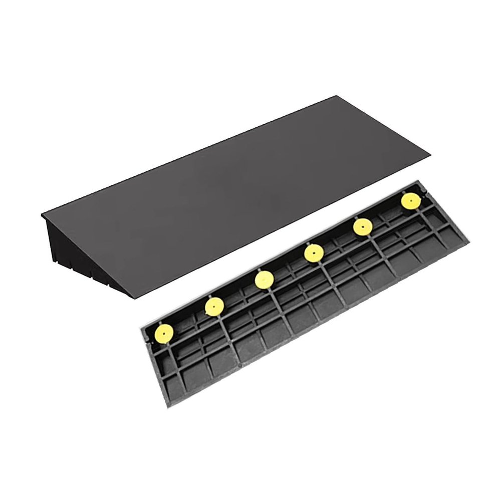 ZSXZCBDQ Rubber Threshold Ramps, 50 × 14 × 5 cm
