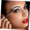 48 Sheets Eyebrow Measuring Ruler Tattoo Aid Stencil Set, Self-Adhesive Paper, White, FRCOLOR view 2