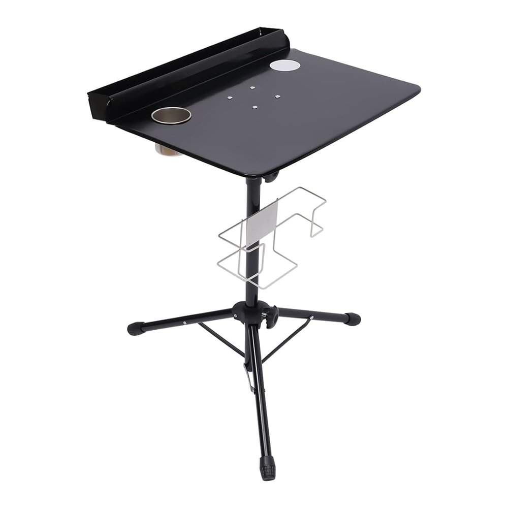 Height-Adjustable Tattoo Workstation Trolley with Removable Tray