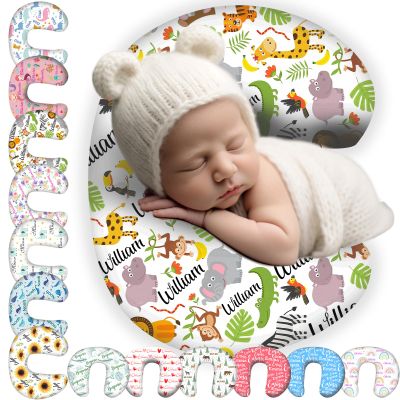 YouBaiVS Personalized Nursing Pillow Cover with Name, Removable Cover