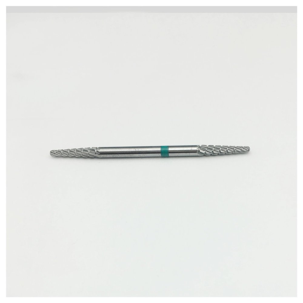 MIUYTRN 1-Piece Double-Sided Carbide Nail Drill Bit, Green