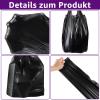 MIVIDE Black Drawstring Trash Bags, 50–60 L, HDPE, Tear-Resistant, 216 Count view 3