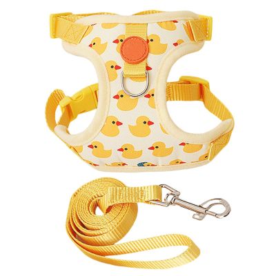 Hamster Harness and Leash Set - Duck Pattern