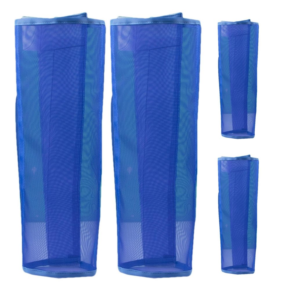 Horse Boots 4-Piece Set | Reusable Leg Wraps | Fly Boots