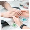 Beavorty 9-Piece Nail Art Finger Ring Color Mixing Palette view 2
