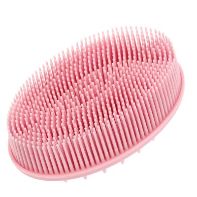 HONMEET Silicone Shower Brush with Hanging Loop, Double-Sided Massage Brush