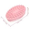 HONMEET Silicone Shower Brush with Hanging Loop, Double-Sided Massage Brush view 2