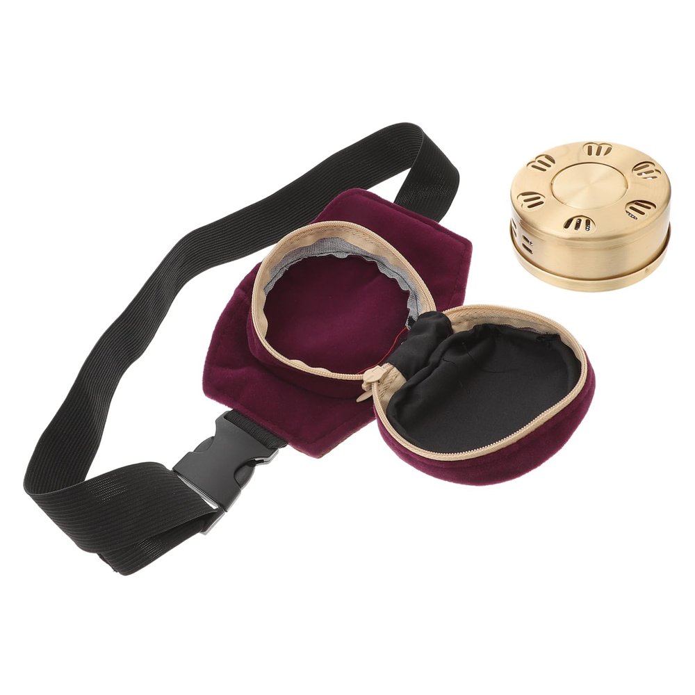 HAPINARY Smokeless Copper Moxibustion Box with Lid for Personal Wellness and Gentle Massage