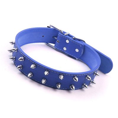 Adjustable Punk-Style Dog Collar with Studs