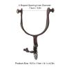 1 Pair of Horse Spurs for Men and Women, Stainless Steel, Retro Cowboy Style view 2