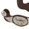 1 Pair of Horse Spurs for Men and Women, Stainless Steel, Retro Cowboy Style view 4