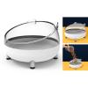 Pet Food Bowl, Cute Cat Bowl, 1.2 M Elevated, Easy to Clean, Rounded Design, No Sharp Edges, for Food and Water (White) view 3