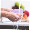 3 Double-Sided Nail Cleaning Brushes for Manicures view 3