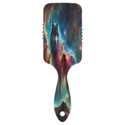 Nebula Wolf Hair Brush Comb, Detangling Brush for Women
