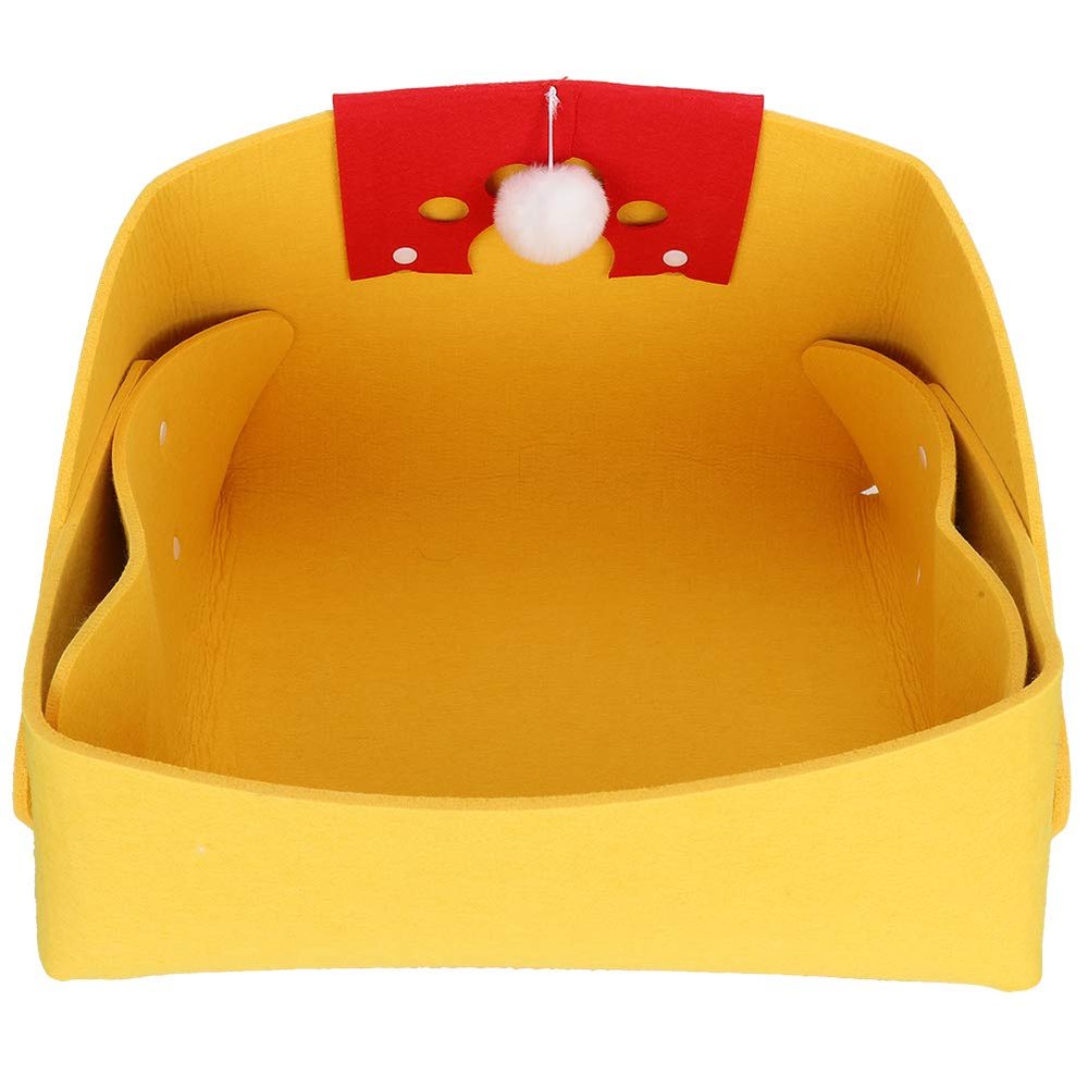 TANIQIACA Felt Cat Bed, Four-Season Sleeping Cave