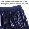 CSGTUO Adult Waterproof Reusable Incontinence Pants, XL, Black view 2