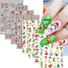 Christmas Grinch Nail Stickers, 8 Sheets view 1