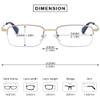 VEVESMUNDO Progressive Multifocal Glasses with Blue Light Filter view 2