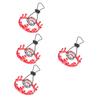 INOOMP 4-Piece Lizard Costume with Crown and Necklace for Small Pets view 1