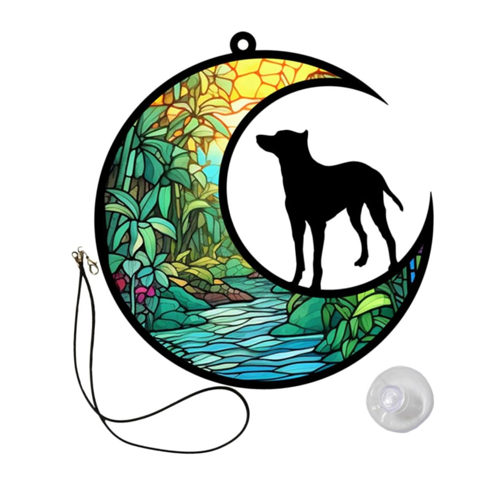 BCOATH Dog Moon Ornament