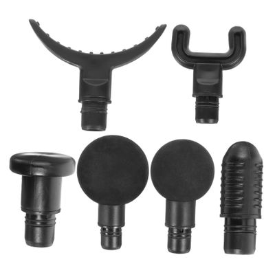 KOMBIUDA Massage Gun Attachments, 6-Piece ABS Set, Portable