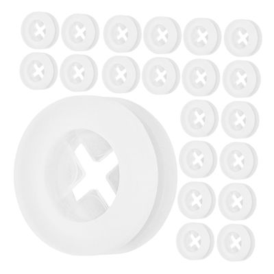 iplusmile Silicone Straw Hole Plugs, Easy to Remove, White, 30-Piece Set, Leakproof for Travel and Outdoor Use