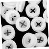 iplusmile Silicone Straw Hole Plugs, Easy to Remove, White, 30-Piece Set, Leakproof for Travel and Outdoor Use view 2