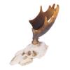 Reptile Terrarium Deer Skull Imitation Hideout, Resin view 1