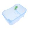 Blue Plastic Amphibian Terrarium Box with Ventilation view 1