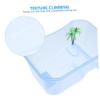 Blue Plastic Amphibian Terrarium Box with Ventilation view 3